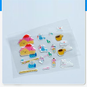 Autocollants époxy 3D transparents personnalisés pour téléphone portable, étiquette créative écologique, cadeaux, décorations décoratives pour téléphone - Product Image 4