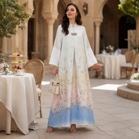 Abaya de luxe pour femmes musulmanes, broderie jacquard avec strass, Dubai, haut de gamme, pour l'Aïd et les soirées formelles