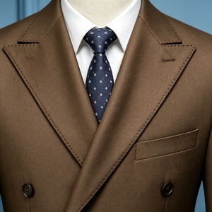 Abito da <span class=keywords><strong>Uomo</strong></span> 2 Pezzi Stile Italiano di Lusso, Slim Fit, Alta Qualità, Abbigliamento Formale per Affari, Produzione OEM ODM Personalizzata - Product Image 2