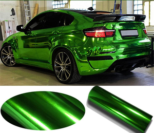 Nouveaux produits d'accessoires de voiture 1.52*18M autocollant en vinyle brillant or <span class=keywords><strong>rose</strong></span> extensible Chrome <span class=keywords><strong>Wrap</strong></span> - Product Image 4