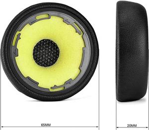 Almohadillas de repuesto de cuero proteico de alta calidad para Jabra <span class=keywords><strong>Evolve</strong></span> <span class=keywords><strong>75</strong></span> <span class=keywords><strong>75</strong></span> + / <span class=keywords><strong>75</strong></span> UC / 75MS con espuma de memoria suave - Product Image 2