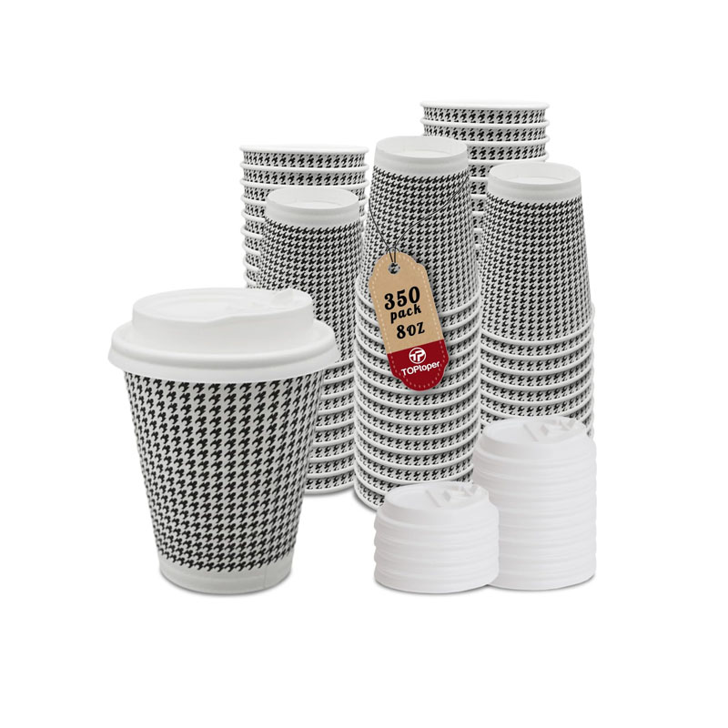 Hot Sale Custom Print Logo Eco Friendly Ice Cream Milkshake Coffee Cold Hot Drink Paper Cup Takeaway Packaging Paper Cups