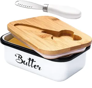 bread and butter box ceramic butter dish butter plate