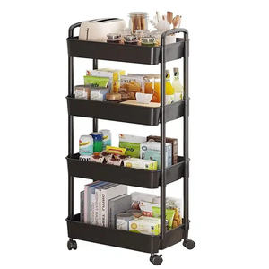 Carrito <span class=keywords><strong>de</strong></span> Almacenamiento Multifuncional <span class=keywords><strong>para</strong></span> el Hogar, Estante <span class=keywords><strong>de</strong></span> Almacenamiento <span class=keywords><strong>de</strong></span> Plástico con Ruedas, Estante <span class=keywords><strong>de</strong></span> Almacenamiento <span class=keywords><strong>de</strong></span> Aperitivos Móvil <span class=keywords><strong>de</strong></span> Múltiples Niveles - Product Image 3