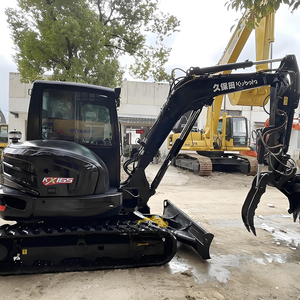 Excavadora KUBOTA KX165 Usada, Rendimiento Estable, Mini Excavadora Negra Japonesa KX 165 de 5.5 Toneladas y 6 Toneladas para la Transformación de Tierras Agrícolas - Product Image 2