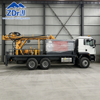Foreuse hydraulique OEM personnalisée ZDT500 montée sur camion pour forage de puits d'eau, 500 mètres, équipement de forage durable