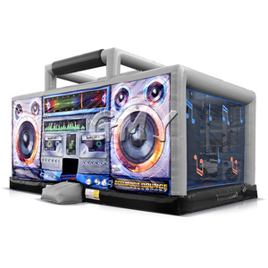 Offre Spéciale interactif gonflable Disco Dance House adulte Boom Box sautant château plein d'entrain pour la location de fête - Product Image 2