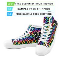 Chaussures en toile à lacets personnalisées avec logo d'équipe imprimé sur demande, fabrication directe d'usine, OEM ODM, chaussures personnalisées avec nom, FN024-26027055-7