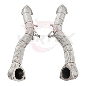 ท่อลงสแตนเลส Vortex สำหรับ Porsche 718 Cayman GT4 RS 4.0L พร้อมแผ่นกันความร้อนแบบอัพเกรดสำหรับเทอร์โบสมรรถนะสูง - Product Image 5