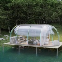 Tente Dôme en Polycarbonate Amovible SUBEI avec Ciel Étoilé, Structure en Aluminium pour Hôtel et Cuisine, Design Moderne