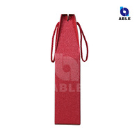 Boîtes cadeaux recyclables en papier kraft pour bouteille de vin laminage mat de feuille d'or avec logo personnalisé 5 options de couleur film PP + papier