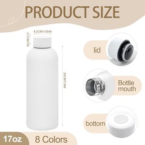 Bouteilles d'eau isothermes en acier inoxydable à double paroi de 500 ml, 750 ml, 1000 ml pour le sport et les activités de plein air – Vente en gros - Product Image 3