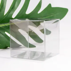 定制透明透明塑料方形包装盒折叠礼品盒包装