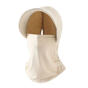 หน้ากากกันแดดกันรังสียูวีแบบเต็มใบระบายอากาศได้สำหรับผู้หญิงใส่ในฤดูร้อนหมวกผ้าพันคอขี่จักรยานใช้ป้องกันคอป้องกันแสงแดด - Product Image 4