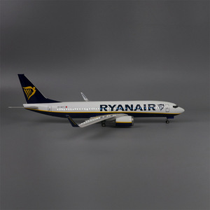 โมเดลเครื่องบินเรซิ่น <span class=keywords><strong>B737</strong></span> โบอิ้ง 737 <span class=keywords><strong>800</strong></span> ขนาด 47 ซม. พร้อมไฟ LED ของตกแต่งเครื่องบินโดยสาร ของขวัญสะสม - Product Image 2