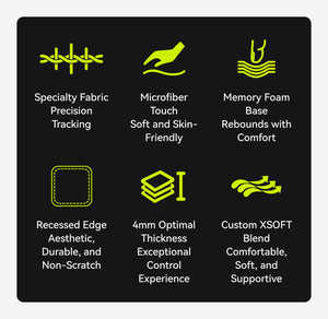 ใหม่ <span class=keywords><strong>ATK</strong></span> 99G Xsoft แผ่นรองเมาส์สำหรับเล่นเกมคุณภาพสูงแผ่นรองเมาส์สำหรับเล่นเกมที่สะดวกสบายยางกันลื่นคาร์บอนแผ่นรองเมาส์สำหรับเล่นเกม - Product Image 5