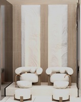 M2 Display the Whole Store Solution Meubles pour ongles Table de manucure moderne et personnalisée Barre de table pour ongles Vitrine de présentation design pour onglerie