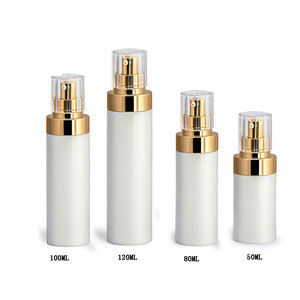 Matte Trắng PP Mỹ phẩm chân không không có không khí bơm vẻ đẹp chai <span class=keywords><strong>30ml</strong></span> 50ml vàng Lotion Kem nền tảng cho lông mi giả dầu gội đầu - Product Image 6