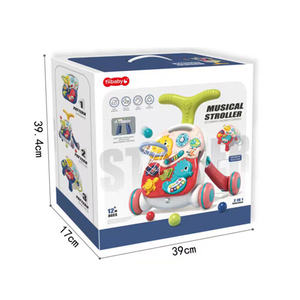 Baohan Kids Play Center Table d'activités Multifonction Poussette Jouet Trotteur Assis à Debout <span class=keywords><strong>2</strong></span> en 1 Trotteur pour bébé - Product Image 6