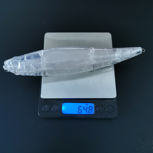 Top Right T-9206 180mm/64,8g 220mm/112,8g OEM Großhandel Schwimmender Pencil-Köder aus ABS, transparente Kunstköder, unlackierte Köder - Product Image 4