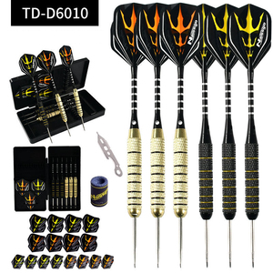 عرض ساخن: طقم سهام فولاذية من 6 قطع من توبو، 20 جرام، برؤوس فولاذية وأعمدة من الألومنيوم، قابل للتخصيص بألوان وشعارات مختلفة، تغليف حسب الطلب، موديل TD-D6010 - Product Image 5