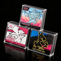 Boîte de présentation en acrylique pour Elite Trainer Box (ETB) avec couvercle magnétique et protection UV pour objets de collection TCG