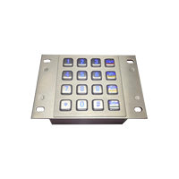 20 keys POS or kiosk usb/r232 IP65 waterproof vandalism flat Metal Numeric Keypad for ATM