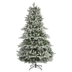 Árvore de natal, pronto para enviar 4ft 5ft 6ft 7ft luxo pe árvore de natal sem iluminação realista árvore de natal