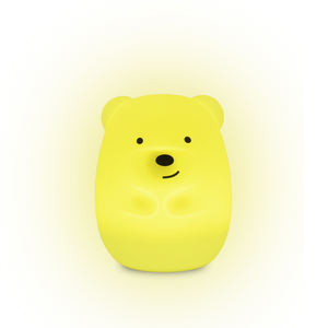 Mini Bear Silicone Multi-Color Led USB Rechargeable Under Cabinet <span class=keywords><strong>Motion</strong></span> Sensor3d LED light - Product Image 3