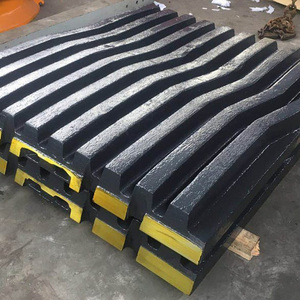 High Manganese Steel Crusher Wear Spare Parts C96 Fixed Jaw Plate - Product Image 1