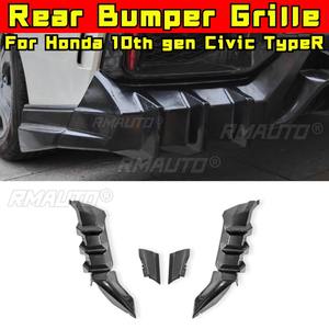 Pour Honda Civic Type R Mugen 10e génération berline : Lame de pare-chocs arrière, séparateur, diffuseur, spoiler, garniture d'angle de pare-chocs, pièce de modification - Product Image 2