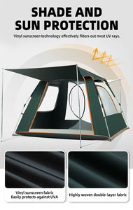 ใหม่เต๊นท์อ๊อกซ์ฟอร์ดกันน้ำสีฟ้า4ฤดู8คนเต็นท์เปิดอัตโนมัติสำหรับครอบครัวและการเดินทางคู่รัก - Product Image 3