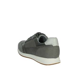Baskets basses décontractées en cuir gris Geox pour homme U45H5B 0EKPT - Product Image 2