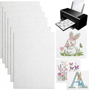 Papier de broderie soluble dans l'eau imprimable pour broderie à la main et à la machine - Product Image 1