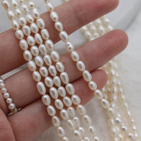 Perles d'eau douce en vrac en forme de riz de petite taille de haute qualité pour la fabrication de bijoux à bricoler soi-même collier bracelet boucles d'oreilles sacs