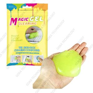 Sac refermable emballage collant clavier gel nettoyant <span class=keywords><strong>magique</strong></span> dépoussiéreur nettoyeur de clavier gel slime nettoyant <span class=keywords><strong>gomme</strong></span> - Product Image 2