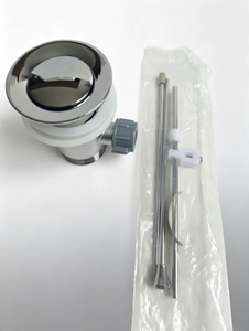 Kit completo de válvula de desagüe emergente cromada moderna con rosca estándar de EE. UU. para lavabo de <span class=keywords><strong>baño</strong></span>, ideal para gabinetes de tocador de hotel. - Product Image 2