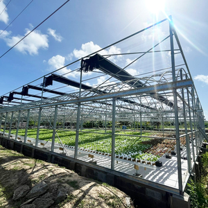 Cadre en acier pour serre à haut <span class=keywords><strong>tunnel</strong></span> avec tapis de contrôle des mauvaises herbes pour la plantation de concombres - Product Image 2