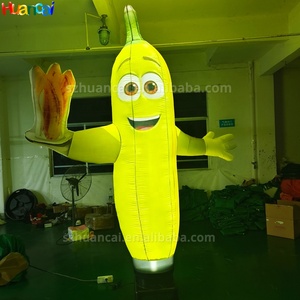 Muñeco Inflable Brillante de Hombre Plátano, Muñeco Inflable de Dibujos Animados, Bailarín de Aire Inflable con Logotipo Personalizado, Plátano Inflable para Promoción de Tiendas de Frutas - Product Image 2