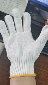 Guante de trabajo de punto blanco Shuoya más barato 30g 40g 50g guante de mecánico guantes de servicio mecánico - Product Image 5