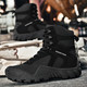 Bottes tactiques d'entraînement sur le terrain pour hommes, modèle 2026, dernière conception, imperméables, antidérapantes et résistantes à l'usure pour l'automne et l'hiver