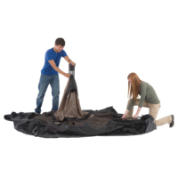 Tentes de camping d'extérieur résistantes aux intempéries, installation instantanée en 60 secondes, pour 3-4 personnes, tente cabane 4 pièces, tente Camptown