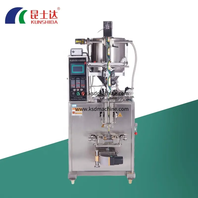 Automatic Liquid Cocoa Chocolate Milk Juice Beverages Drinking Water Filling Sealing Packing Machine Touch Screen Panel 330