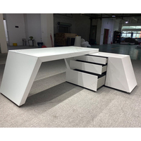 Meubles modernes de jeu de vente d'usine de table de bureau exécutif d'importation avec le coffret