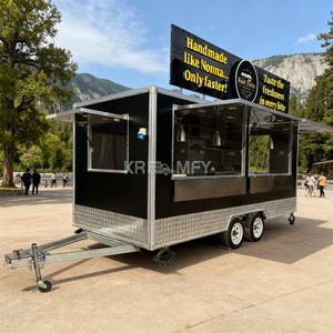 Nuevo Estilo de Camiones Rápidos, Carritos de Comida, Remolques, Carrito de Venta Móvil, Remolque de Comida Personalizado para Frutas y Helados - Product Image 3