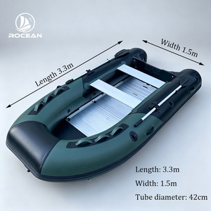 Catamaran gonflable de 3,3 m, bateau de pêche avec moteur pour le sauvetage des victimes dans les situations de sauvetage - Product Image 3