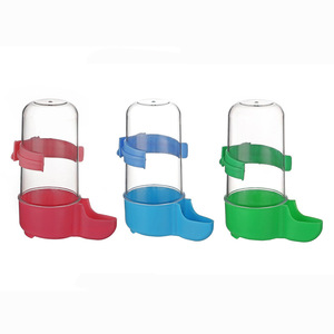 Großhandel Günstige 200ml Transparente Vögel Trinker Vogelkäfig Wasser brunnen Feeder Vogel bedarf Vogelkäfig Zubehör - Product Image 1