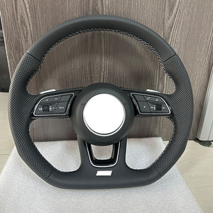 Para Audi <span class=keywords><strong>S4</strong></span> A5 A4 S3 S5 S6 S7 RS3 RS4 Rs5 Rs6 Rs7 Q3 Q5 Q7 Q8 A3 A6 A7 A8 B9 B8.5 R8 TT C8 volante de fibra de carbono Led - Product Image 6