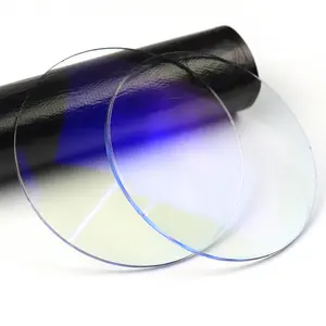 En iyi görüş 1.56 yüksek kaliteli Bluecut mavi kaplama şeffaf Lens Anti mavi ışık bilgisayar lensler