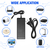 Adaptateur secteur de bureau 120W personnalisé en gros, compatible RoHS, large compatibilité, 24V 5A, prise US/AU/EU/UK